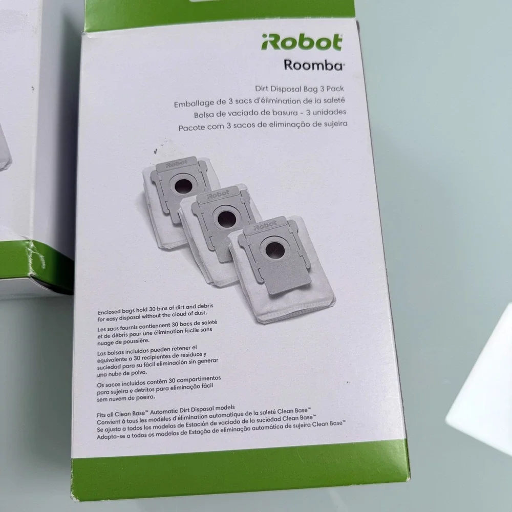 NOB iRobot Roomba Dirt Disposal Bags 2 Boxes 3 Pack OEM Part# 4640235